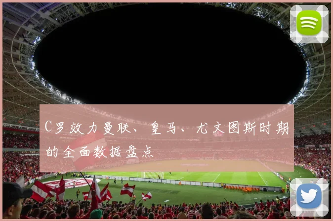 C罗效力曼联、皇马、尤文图斯时期的全面数据盘点